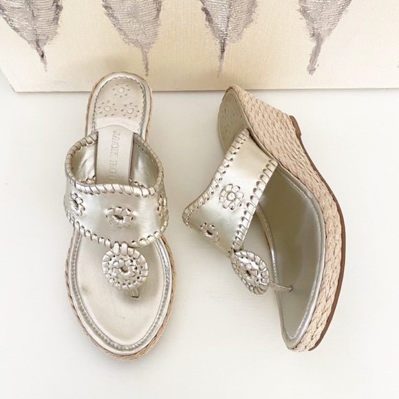Jack Rogers Shoes - Jack Rodgers Jacks Wedge Jute Wrapped Wedges